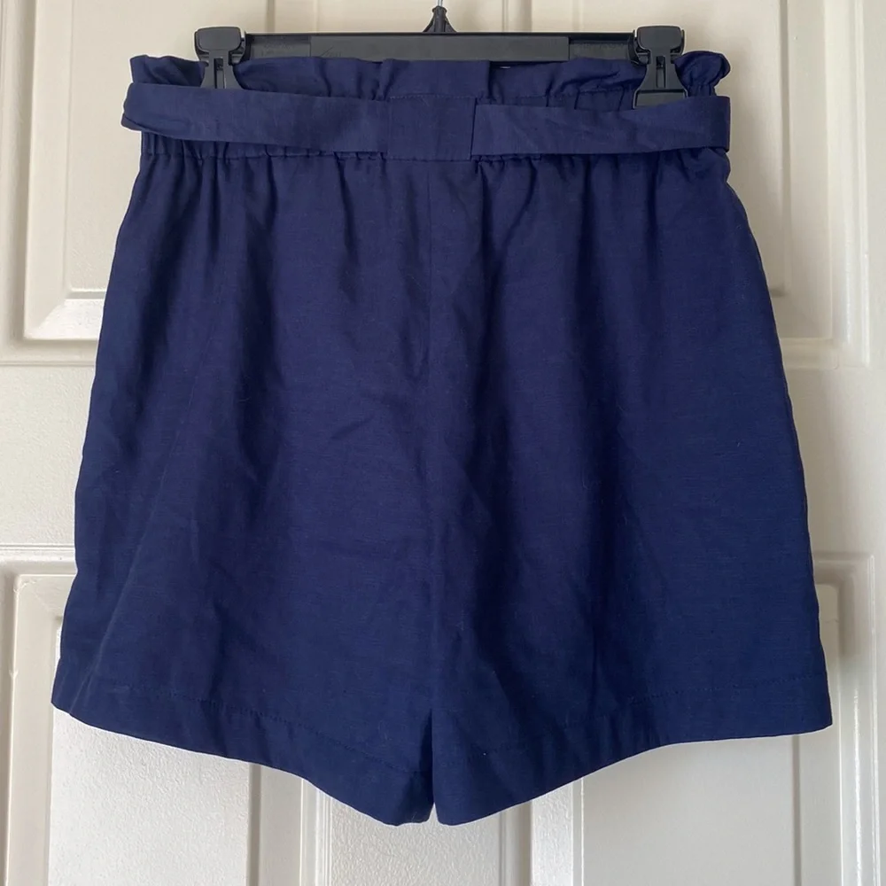 Maison Jules Belted Cinch Waist Shorts